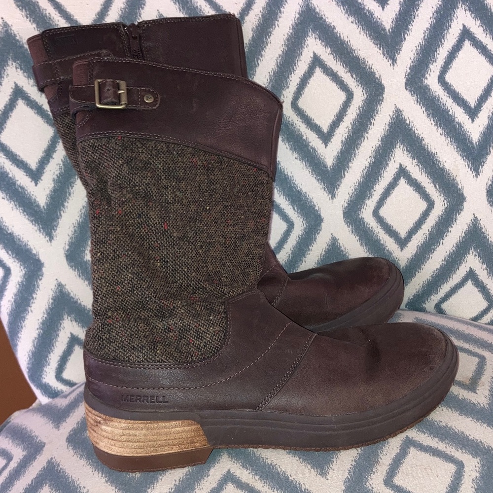 Merrell Women's Dark Brown Winter Boots 8.5 NWOT